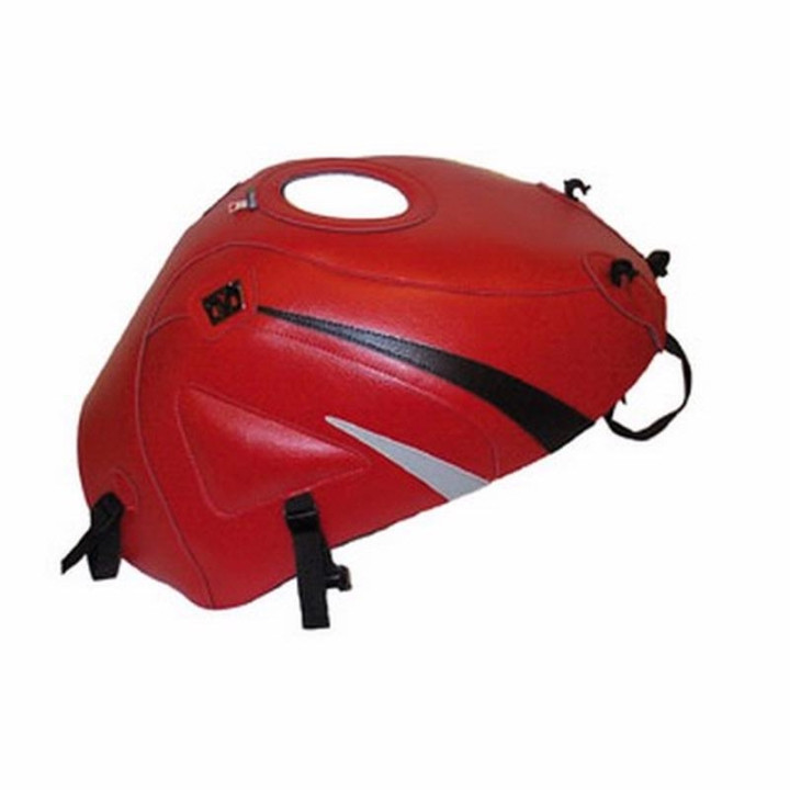 Tapis de réservoir Bagster rouge/pointes noires et grises (1361F) Kawasaki ZX6 R/ 636