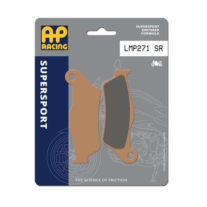 Kit freinage arrière FE disque rond + plaquettes AP Racing BMW HP2 Enduro/R1200GS
