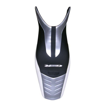 Housse de selle Bagster (2176LK) Blanc/Noir/Gris Metallise/Lettres Gris et Blanc Suzuki GSR600 (série spéciale Bagster) 09-10