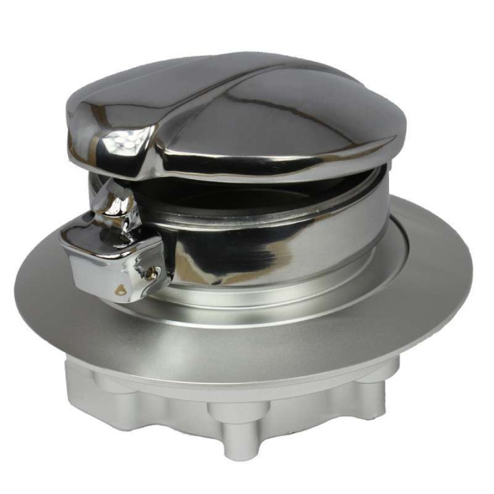 Trappe à essence vintage MONZA 2,5" + adaptateur BMW R NINE T