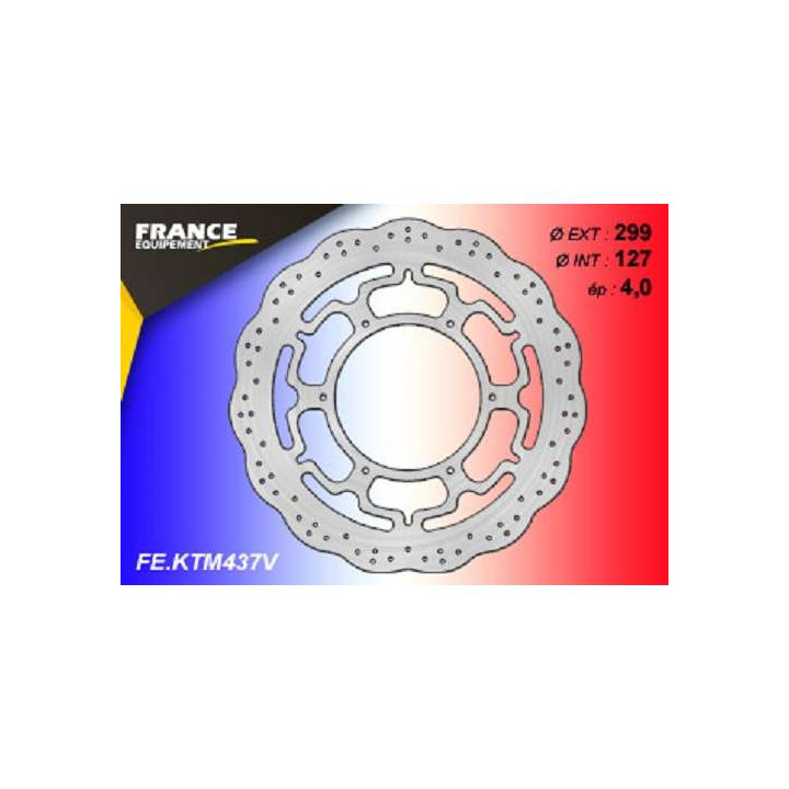 Kit freinage avant FE disques pétales + plaquettes AP Racing KTM Adventure