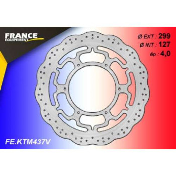 Kit freinage avant FE disques pétales + plaquettes AP Racing KTM Adventure