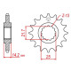 Pignon JT 15 dents pas 525 type 1531 Kawasaki ZR750 Zephyr