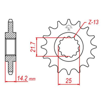 Pignon JT 15 dents pas 525 type 1531 Kawasaki ZR750 Zephyr Pignon JT 15 dents pas 525 type 1531 Kawasaki ZR750 Zephyr