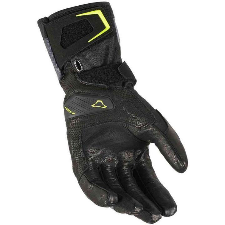 Gants femme Macna TERRA RTX LADY Noir/Jaune Fluo