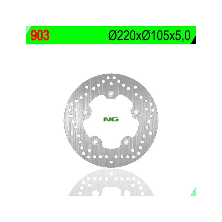 Rear brake disc NG Yamaha YZF-R6, YZF-R1