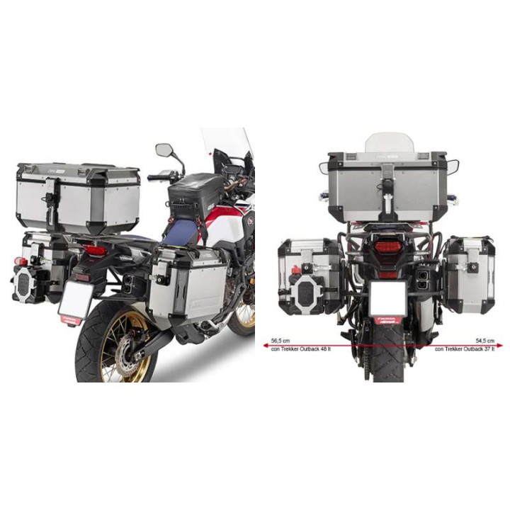 Support valises Givi MONOKEY CAM-SIDE (PL1144CAM) Honda CRF1000L AFRICA TWIN