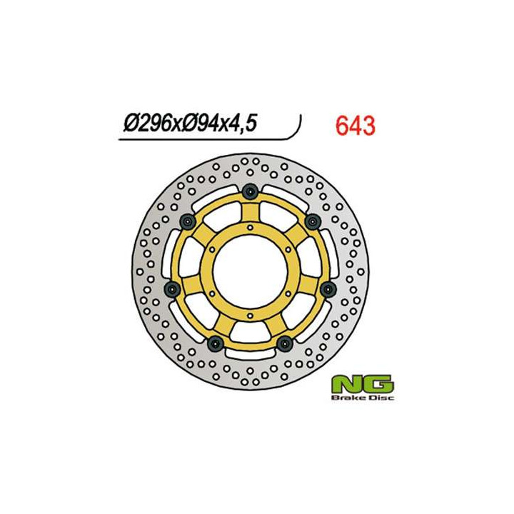 Front brake disc NG Honda CBR600FS, CB900F Hornet 02-06