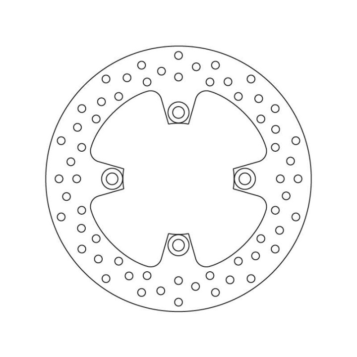 Rear brake disc Brembo Series Oro 68B40779 Kawasaki ZZR600