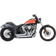 Vance &amp- Hines SHORTSHOTS CHROME exhaust (17225) Harley SOFTAIL 12-17
