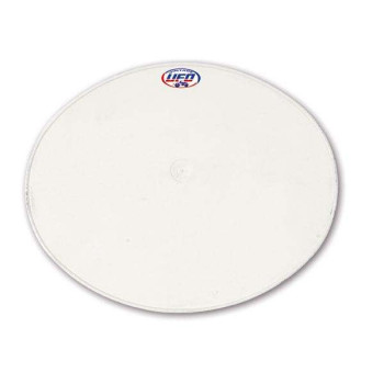 Plaque support numéros UFO universel Oval Blanc x1