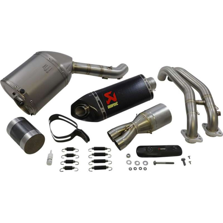 Complete line AKRAPOVIC RACING Carbon Aprilia RS 660/Tuono 660 (S-A6R4-HAPC) Complete line AKRAPOVIC RACING Carbon Aprilia RS 660/Tuono 660 (S-A6R4-HAPC)