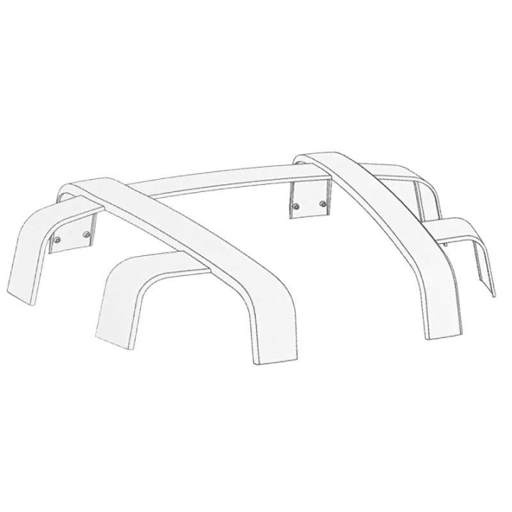 Armature pare choc Givi Z2202R pour top case TREKKER 52L