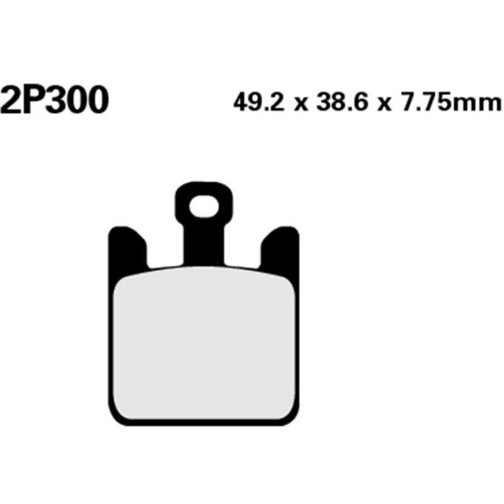 Brake pads racing sinter Nissin 2P300 ST