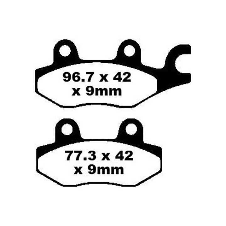 EBC FA197 organic brake pads