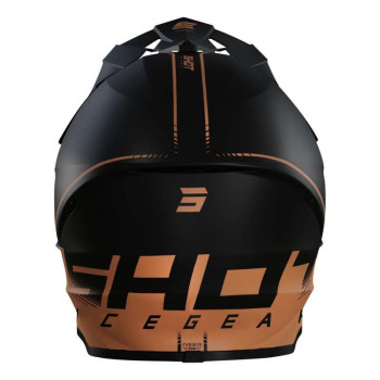 Casque moto cross Shot FURIOUS RAW 3.0 2022 BLACK BRONZE MATT