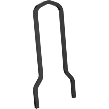 Support carré de Sissy bar noir 12,5" pour platines de fixation de 19cm