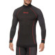 Maillot thermique moto SIXS TS3W CU BLACK CARBON