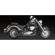 Ligne complète Vance & Hines TWIN SLASH noir (48293) Suzuki M50/C50 Boulevard