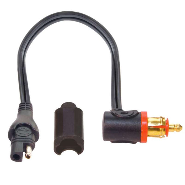 Tecmate SAE to MOTO 90° plug adapter O-19