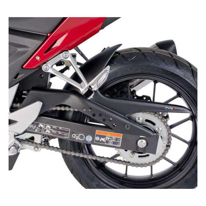 Garde-boue arrière Puig noir mat (6354J) Honda CB500F/X CBR500R