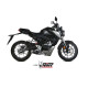 Ligne complète Mivv MK3 Inox noir (H.076.SM3B) Honda CB125R Neo Sports Café
