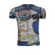 Tee-shirt Acerbis SP CLUB STICKERS Bleu