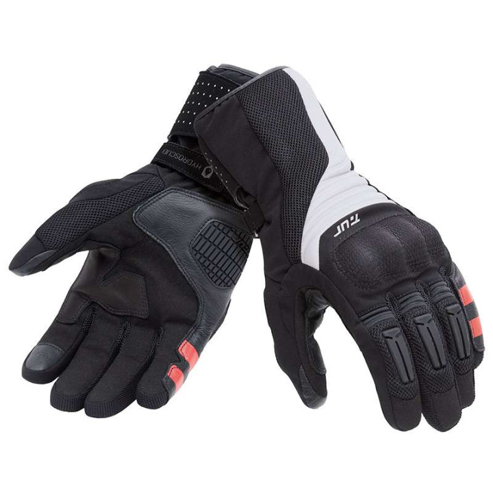 Gants moto T.UR TR-P HYDROSCUD Noir/Gris