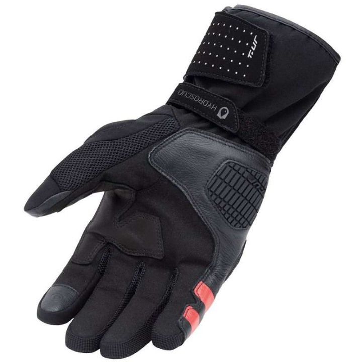 Gants moto T.UR TR-P HYDROSCUD Noir/Gris