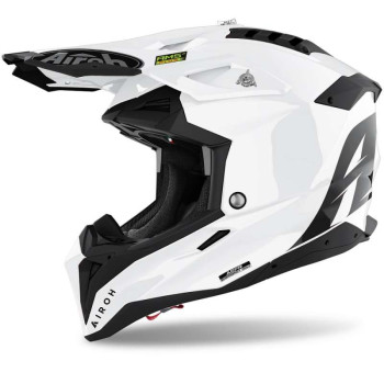 Casque moto cross Airoh AVIATOR 3 BLANC
