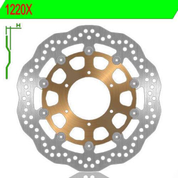 Front brake disc NG 1220X CBR1000RR