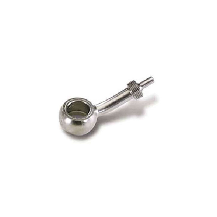 Elbowed alu brake connection 25° 10mm DFR03