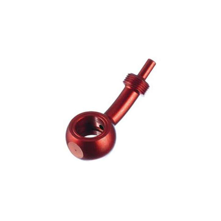 Elbowed alu brake connection 25° 10mm DFR03
