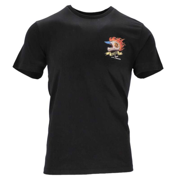 Tee-shirt Acerbis SP CLUB EAGLE Noir