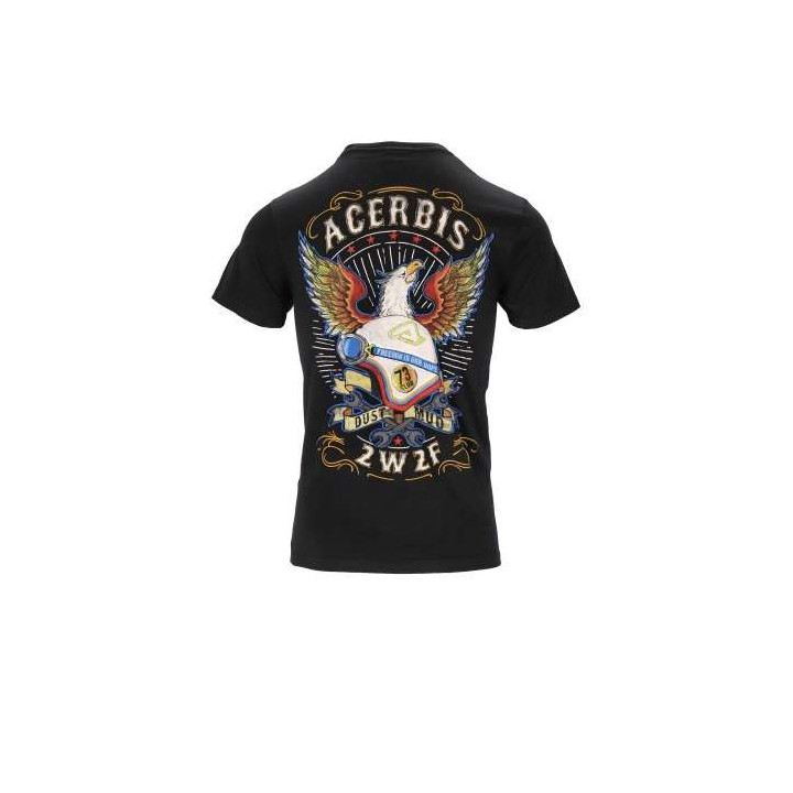 Tee-shirt Acerbis SP CLUB EAGLE Noir