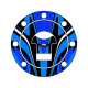 Protection bouchon de réservoir moto Puig RADIKAL Bleu Yamaha