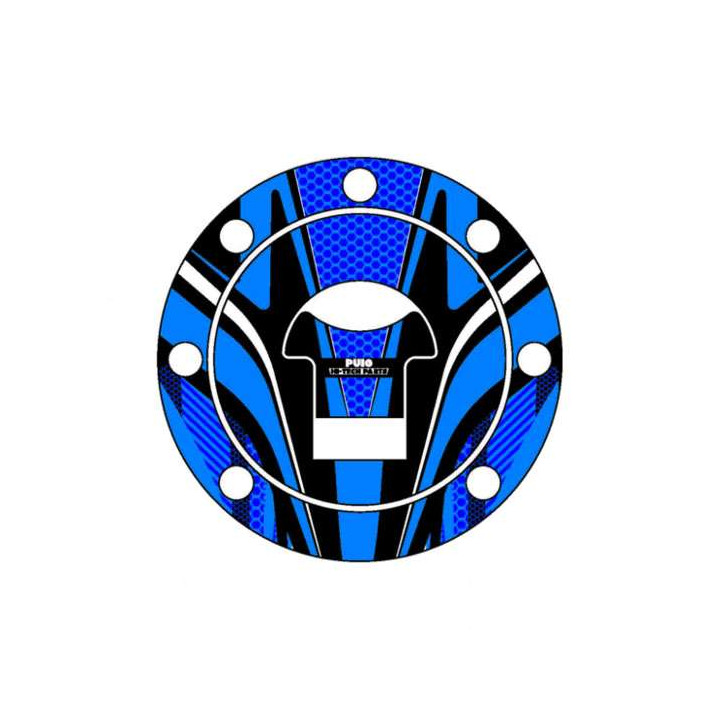 Protection bouchon de réservoir moto Puig RADIKAL Bleu Yamaha