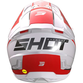 Casque cross Shot CORE COMP RED PEARLY