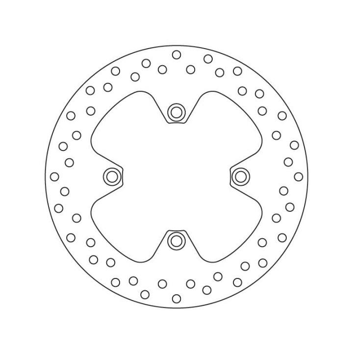 Brembo Oro Series rear brake disc 68B407A4 Triumph SPRINT / TIGER 1050