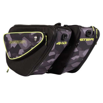 Sacoches cavalières Bagster RIVAL 20-30 litres Noir/camo Sacoches cavalières Bagster RIVAL 20-30 litres Noir/camo