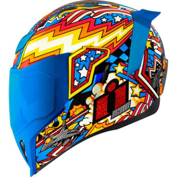 Casque moto Icon AIRFLITE FLYBOY BLUE