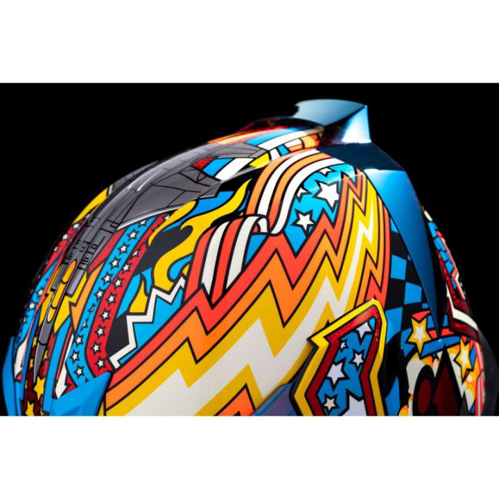 Icon AIRFLITE FLYBOY BLUE motorcycle helmet