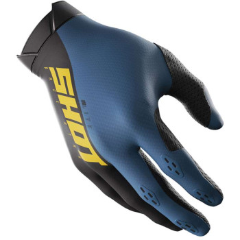 Gants moto cross Shot LITE BLUE