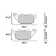 Plaquettes de frein sinter Brembo 07HD14SP