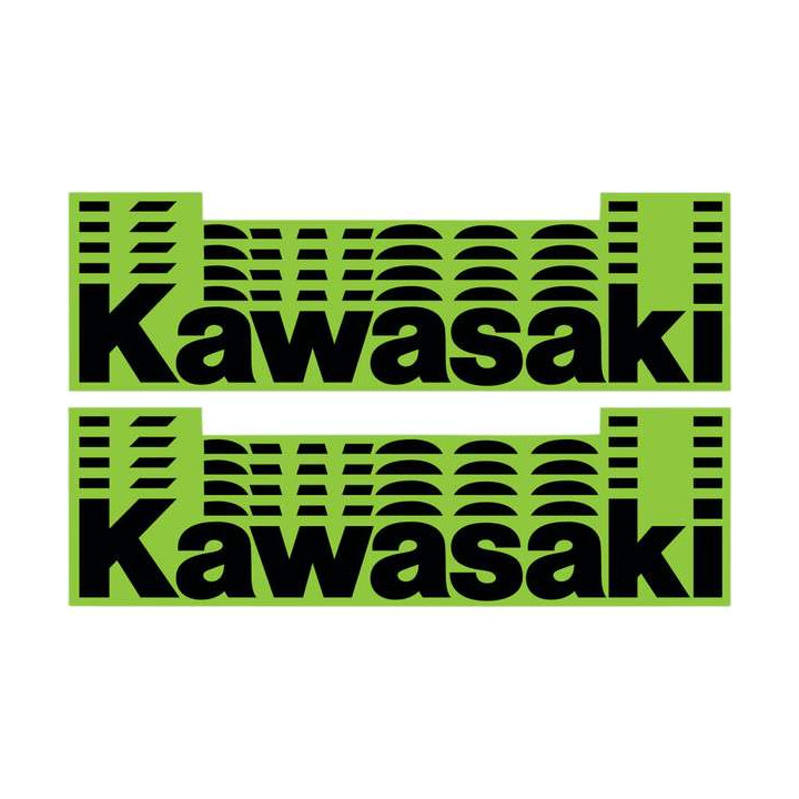 Set of x10 D'COR Kawasaki sticker sheets