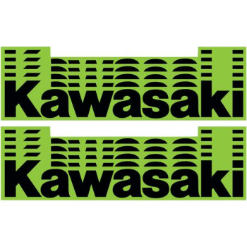 Set of x10 D'COR Kawasaki sticker sheets