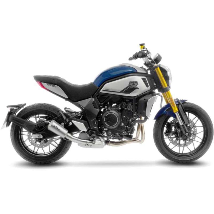 Silencieux homologué LeoVince LV-10 Inox (15256) CF Moto CL-X 700 Heritage/Sport