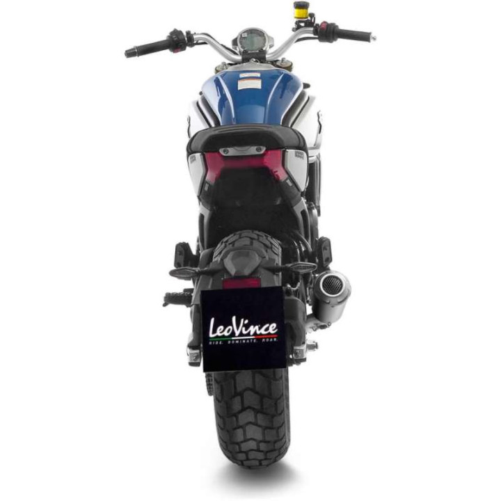 Silencieux homologué LeoVince LV-10 Inox (15256) CF Moto CL-X 700 Heritage/Sport