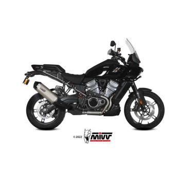 Mivv SPEED EDGE Titanium approved muffler (HD.003.LRT) Harley-Davidson Pan America