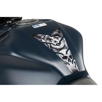 Protection de réservoir moto Puig SKULL & POKER